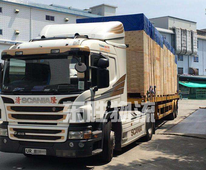 中港平板車運(yùn)輸案例：香港地鐵站電動門的運(yùn)輸案例圖